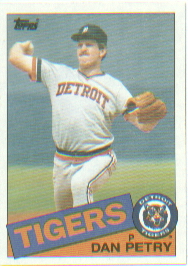 1985 Topps Baseball Cards      435     Dan Petry